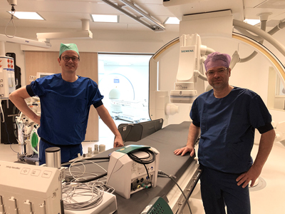 Cardiologen Ivo van der Bilt en Vincent van Driel