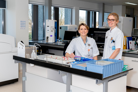 Hematologen Paula Ypma en Tanja Netelenbos zijn verantwoordelijk voor de behandeling van ITP-patiënten.